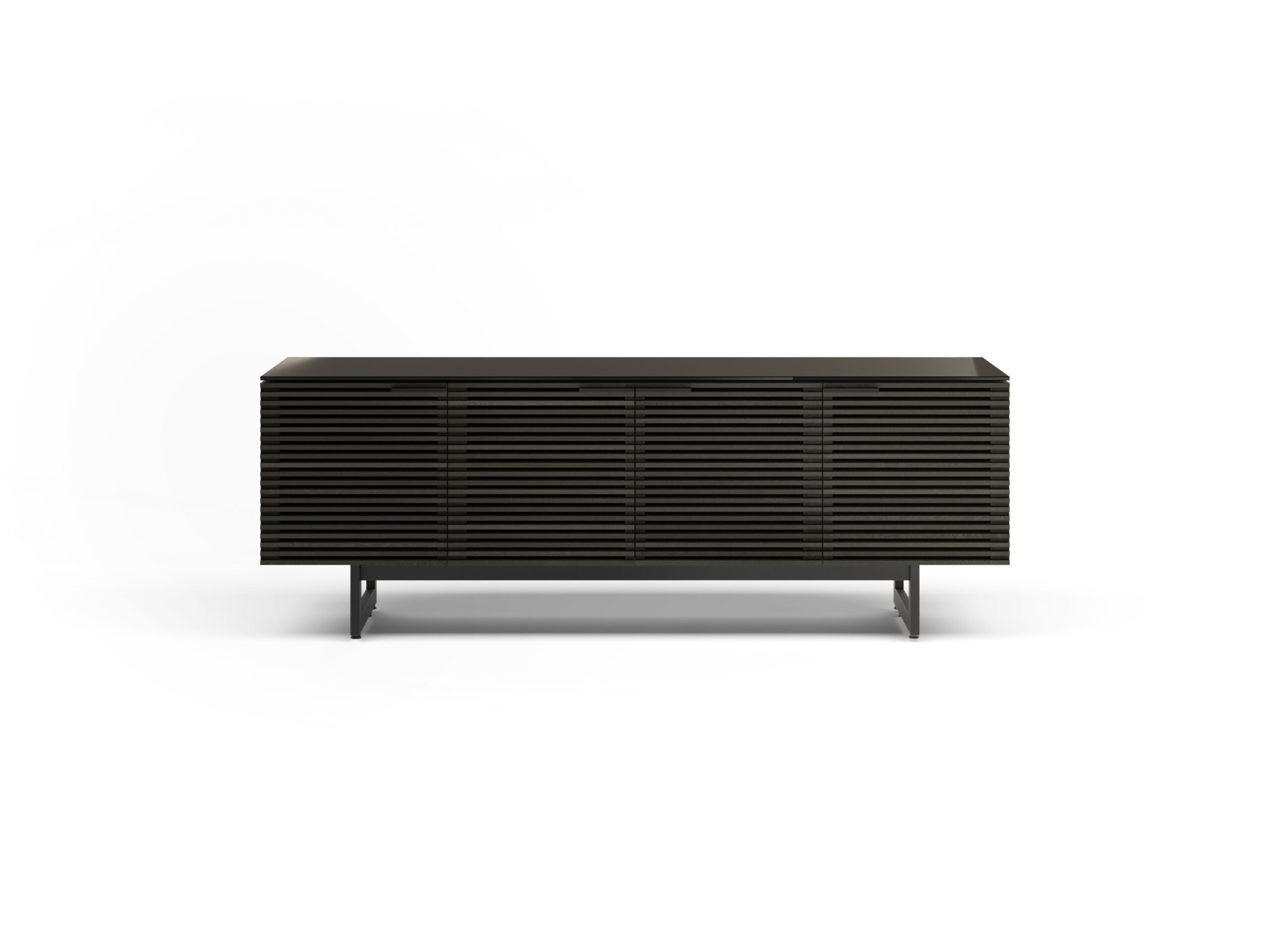 corridor 8179 BDI modern tv cabinet charcoal 1