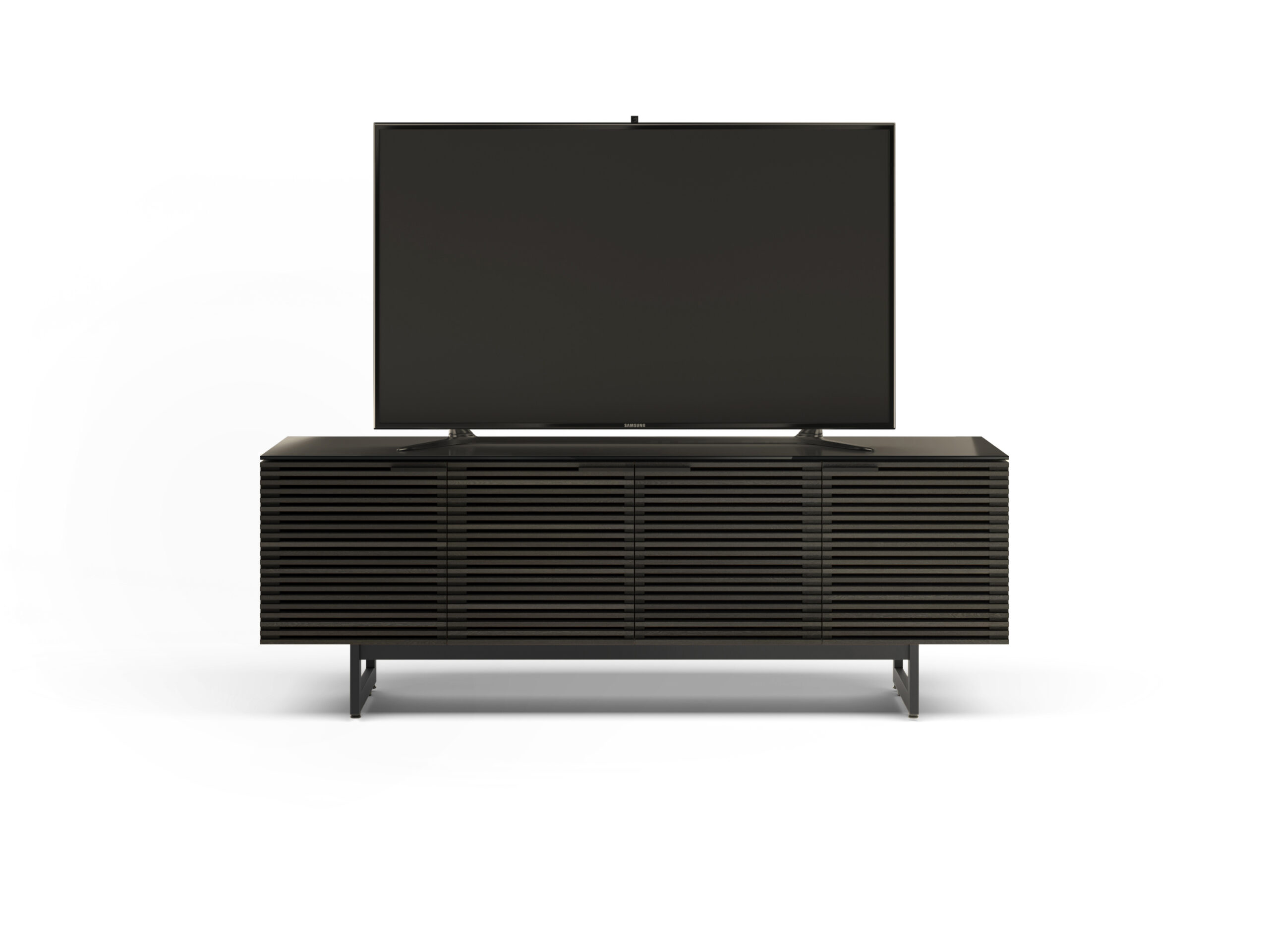 corridor 8179 BDI modern tv cabinet charcoal 3