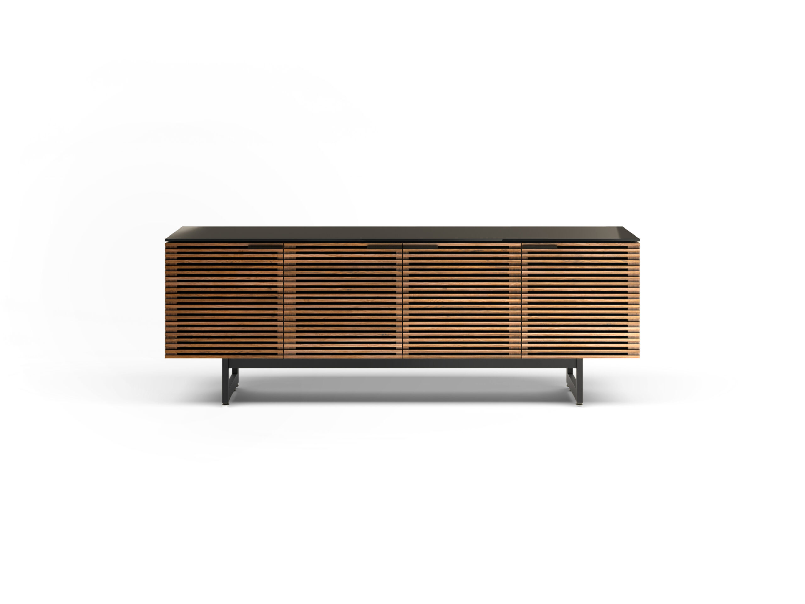 corridor 8179 BDI modern tv cabinet walnut 1