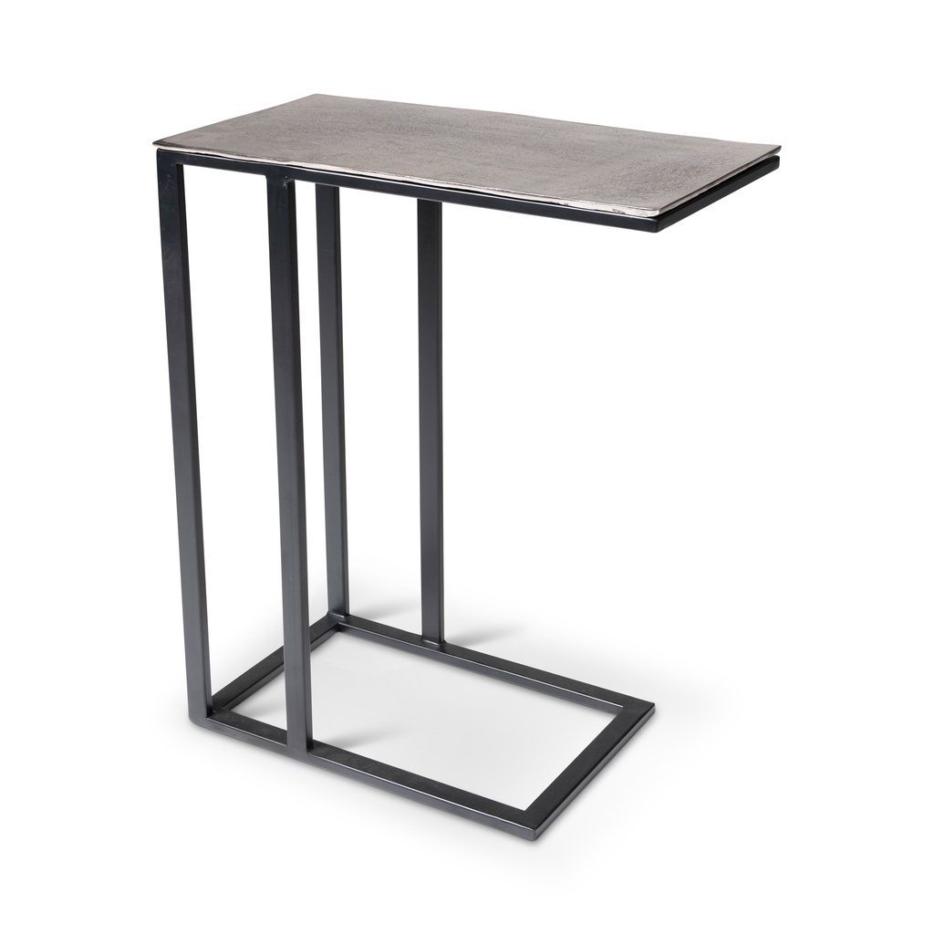 [IJ-TANU-ET-VS] Tanu C-Table End Table (Vintage Silver)